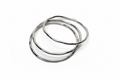 Silver bracelet set
