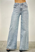 Saige Wide Leg Tummy Control Jeans