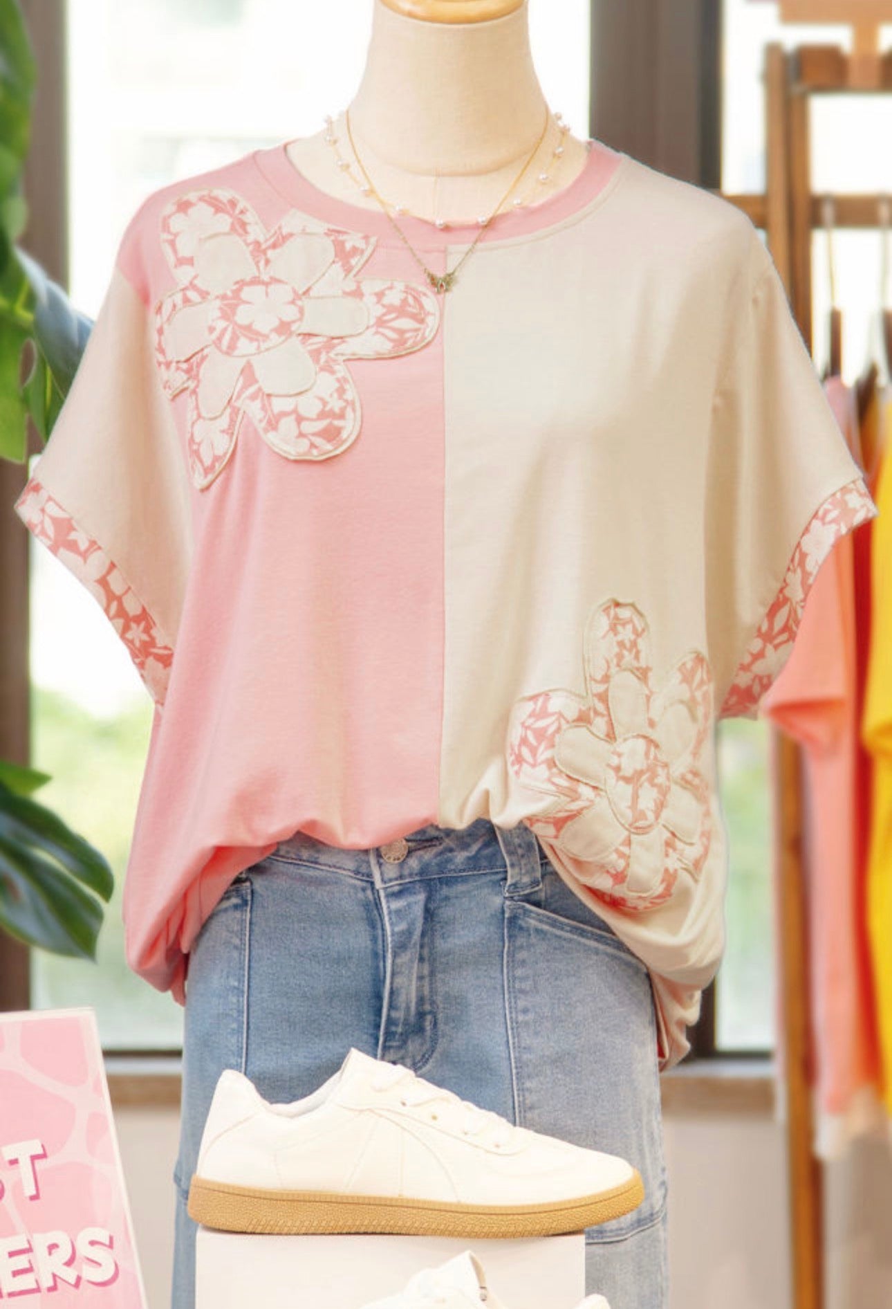 Apricot Flower T-shirt 🌸