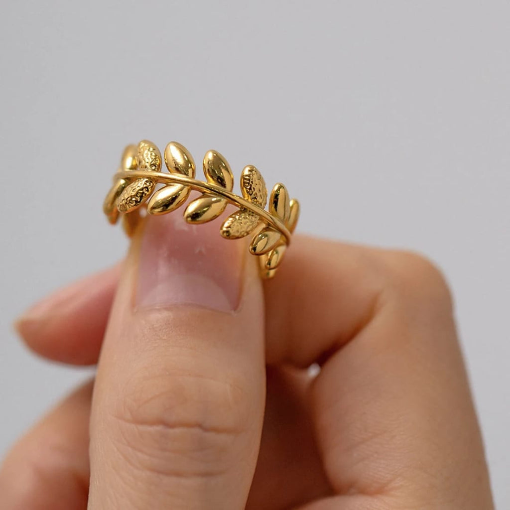 Gold Leaf Ring