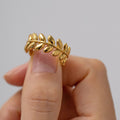 Gold Leaf Ring