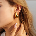 Gold Teardrop Earrings