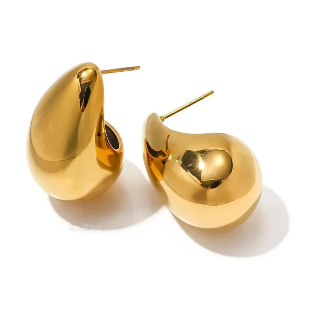 Gold Teardrop Earrings