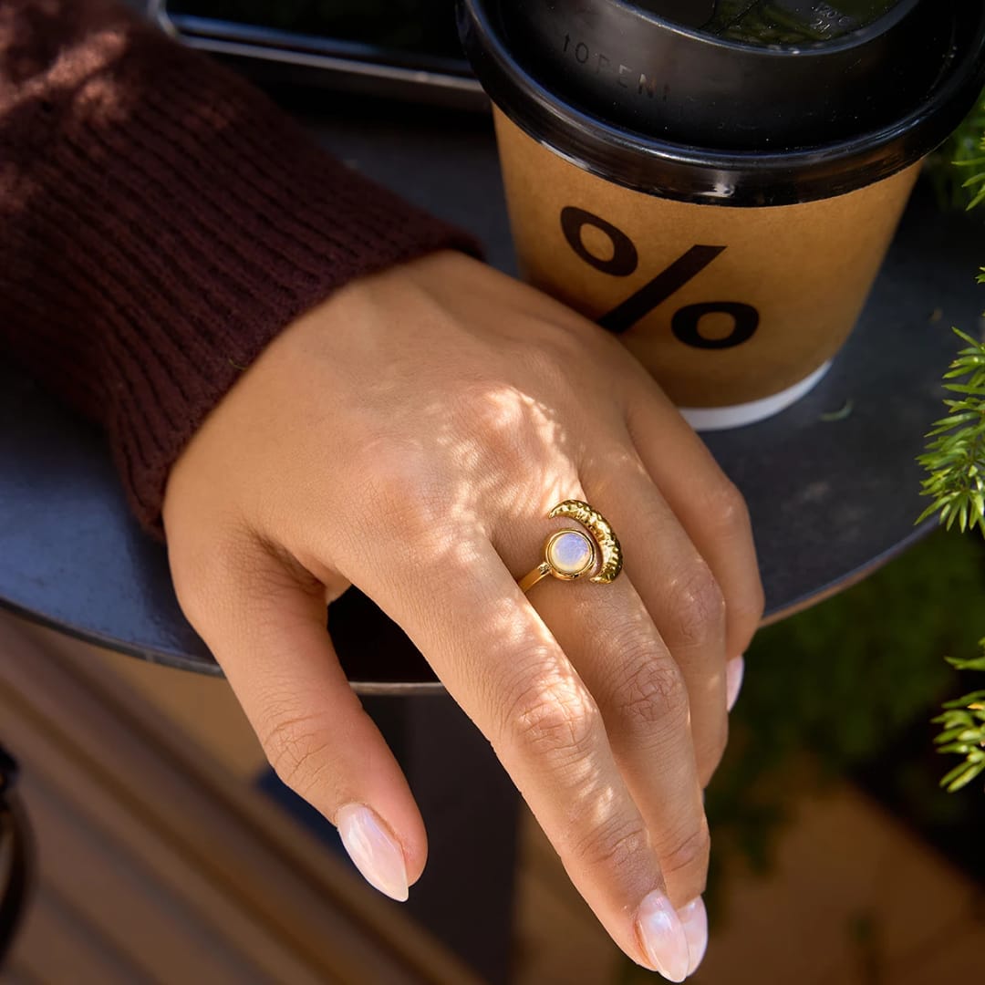 Sun + Moon ring