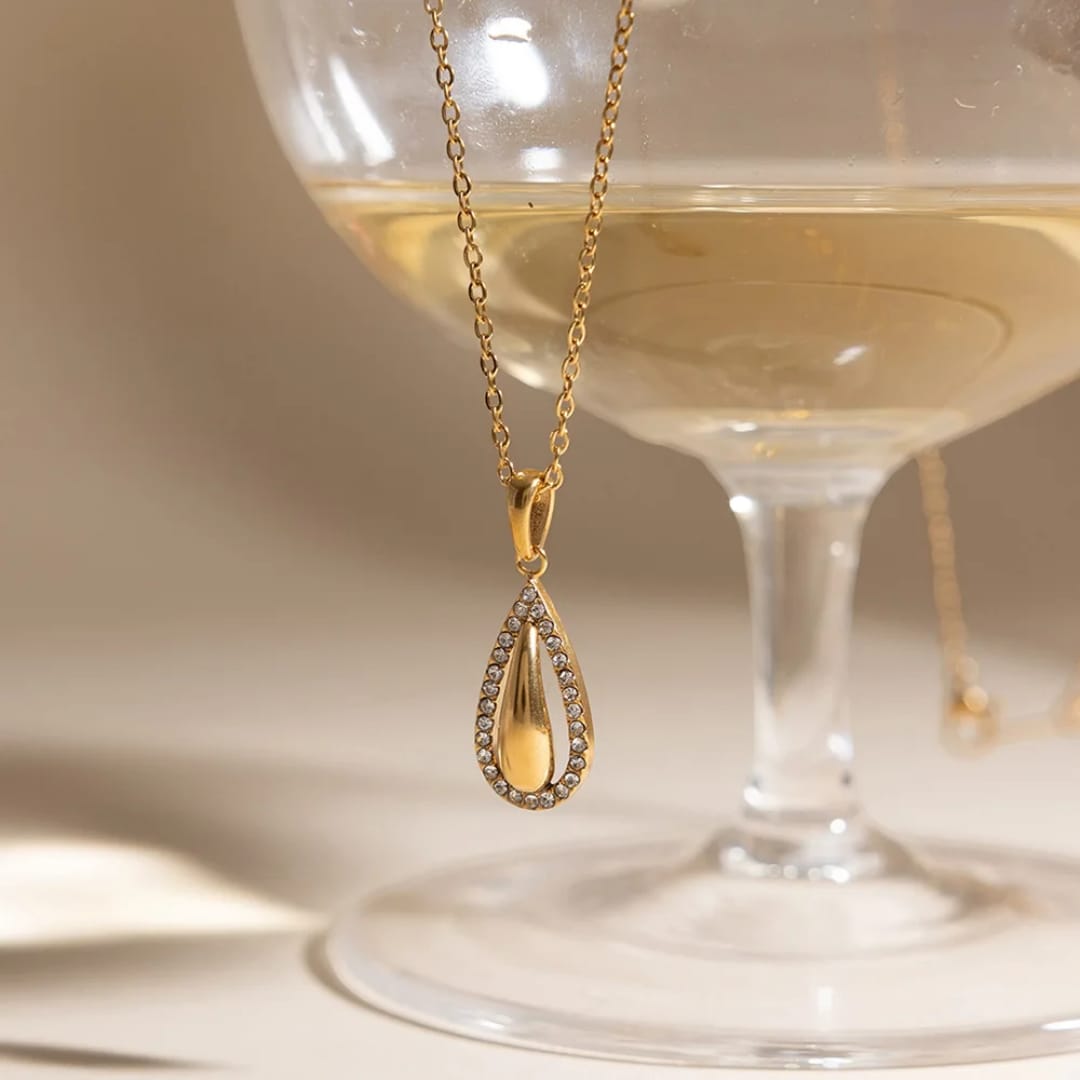 Gold Teardrop